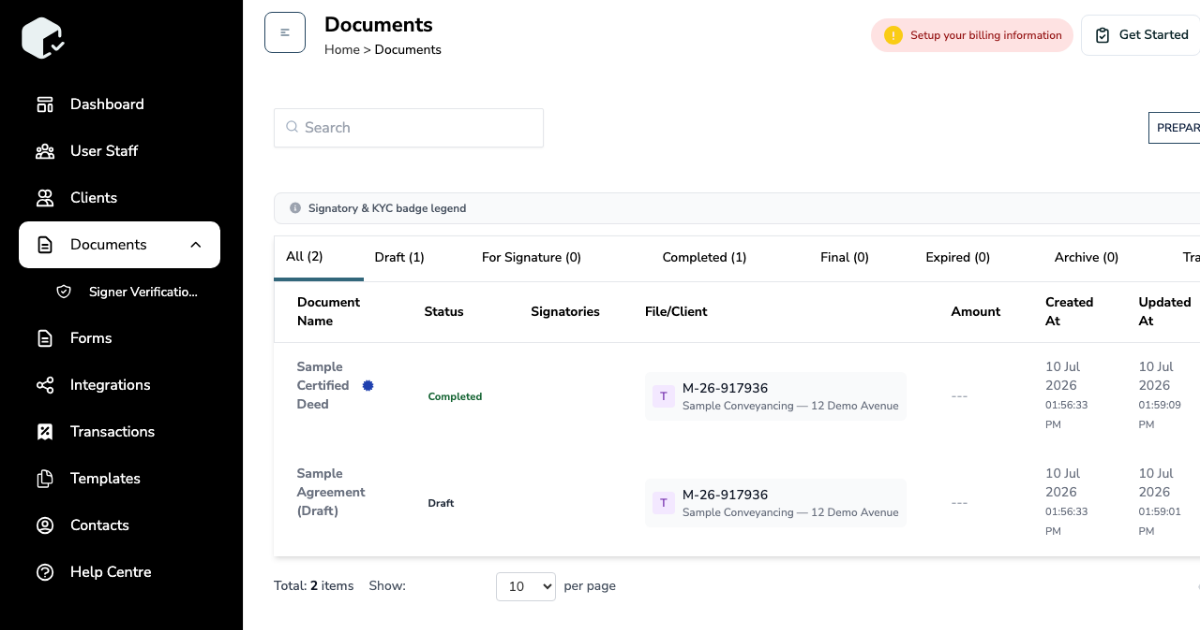 Tamper Validation